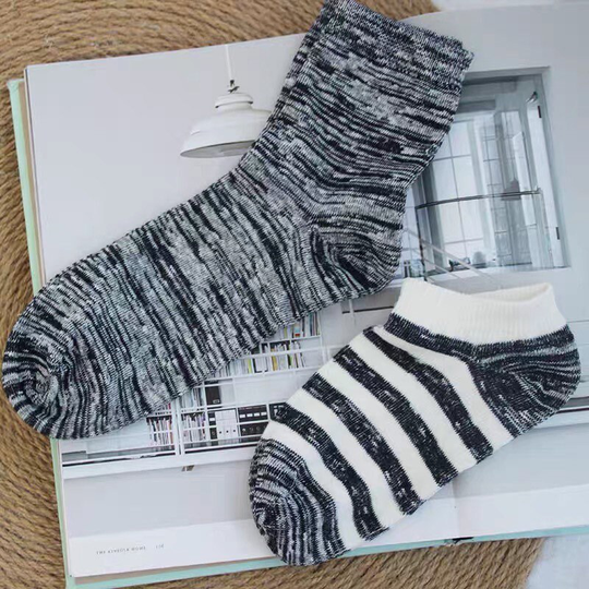 Linen & Cotton Blend Socks, Breathable Sweat-Free Moist-Wicking Socks, Natural Fiber Odor Free Socks