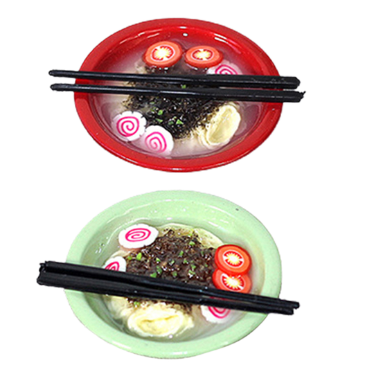 Dollhouse Food Scene Mini Japanese Tonkotsu Ramen Set Model Toy DIY Crafts Gift - a