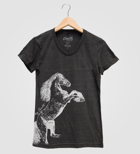 Horse Shirt Screen Print Tri-Blend Short Sleeve Available S, M L Xl