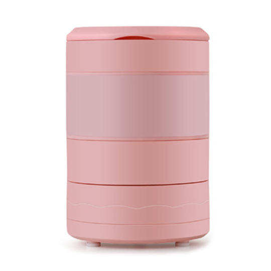450ml Portable Blender Folding Large Capacity 304 Stainless Steel Shakes Smoothies Fruit Mixing Machine - pink, 2