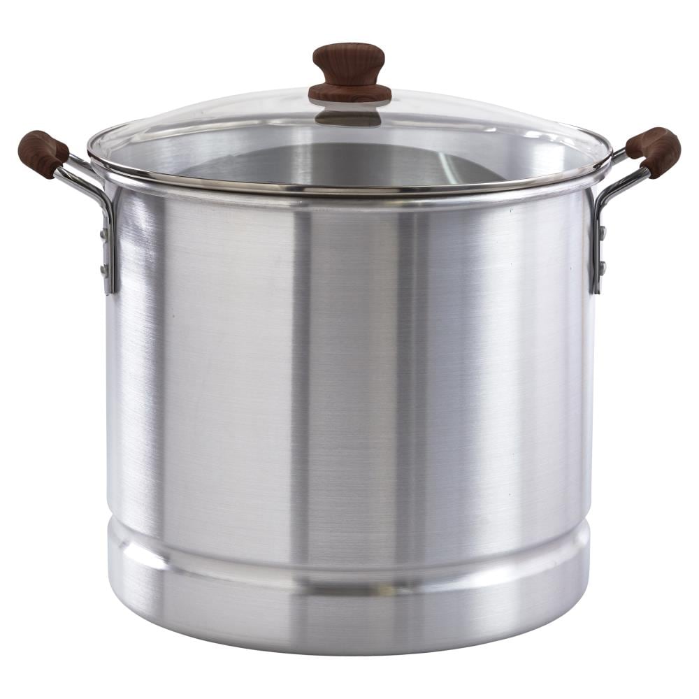 IMUSA 11.5-in Aluminum Cooking Pan with Lid(s) Included | MEXICANA-310