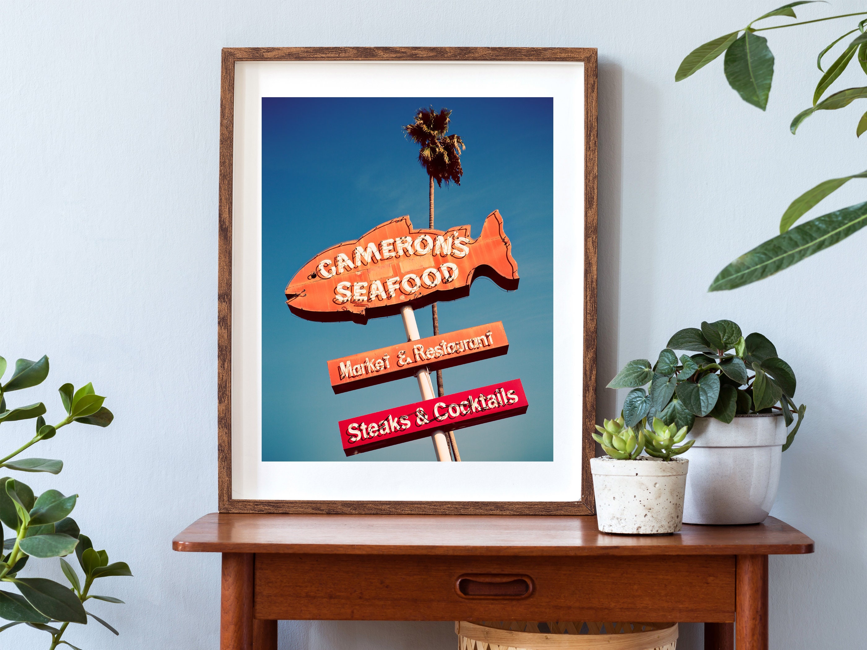 Ready To Ship, Cameron's Seafood Print