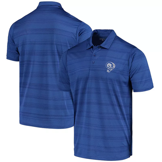 Men's Antigua Royal Los Angeles Rams Throwback Compass Polo, Size: Small, Blue