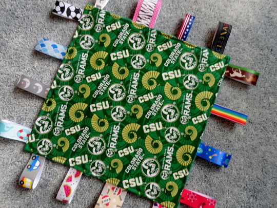 Colorado State University/Colorado Rams/Colorado Sensory Lovey/Colorado Baby Gift/Colorado Shower/I Spy Lovey