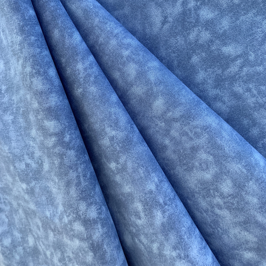 100% Cotton Fabric in Wedgewood Blue Blender, Quilting Cotton, Apparel & Craft Fabric, By The Yard, Half Yard