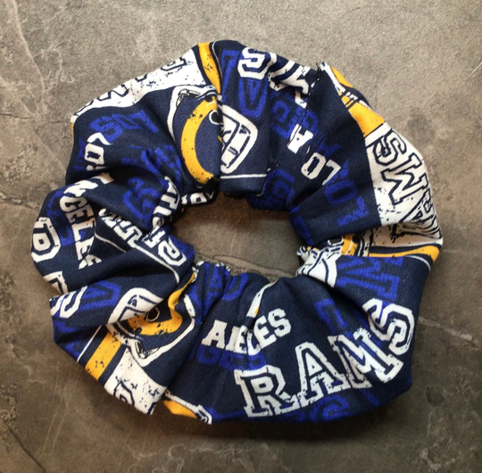 Los Angeles Rams Hair Scrunchie/Hair Tie