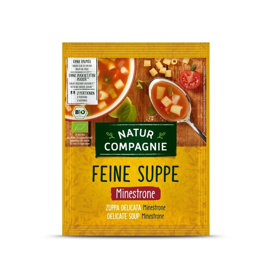 12 x nature Compagnie vegetable soup minestrone, 50g