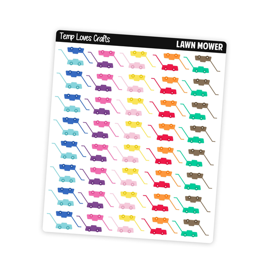 Lawn Mower Stickers