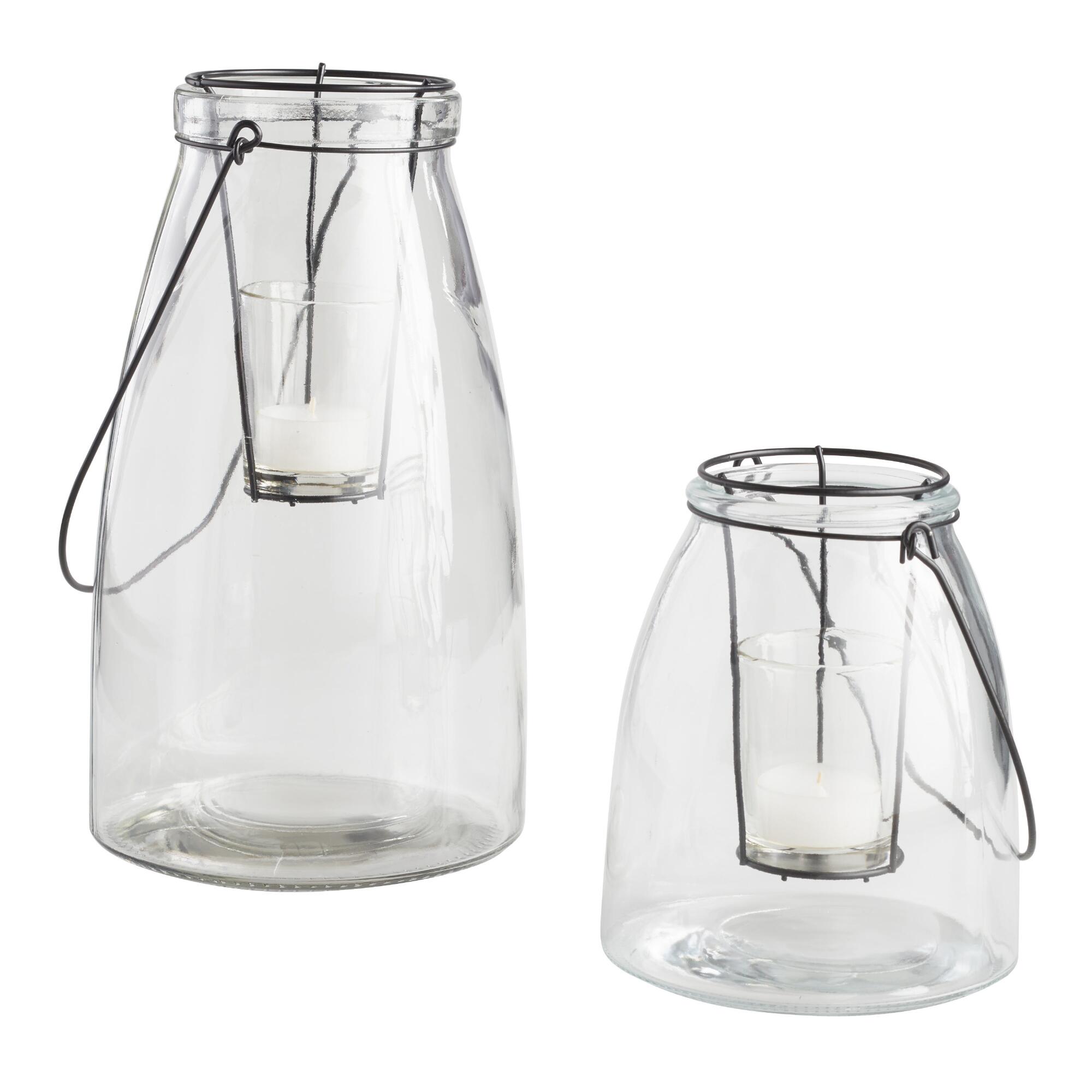 Clear Glass Cheyenne Lantern by World Market
