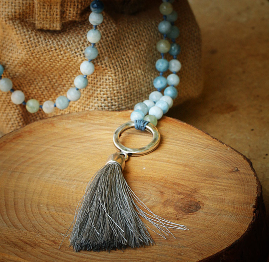 Gemstone Necklace, Aquamarine Necklace, Nice Jewelry For Women, March Birthstone Necklace, Blue Necklaces Women, Birthstone