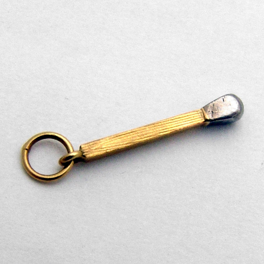 Match Charm Pendant 18K White & Yellow Gold