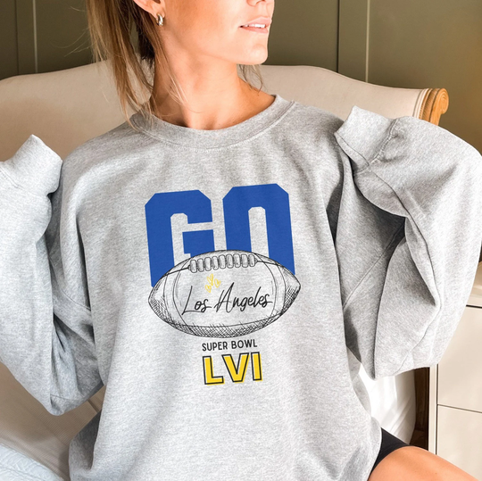 Los Angeles Rams Sweatshirt Super Bowl, Rams Shirt, Go Sweatshirt, Gift For Fans, Matthew Stanford, Super Bowl