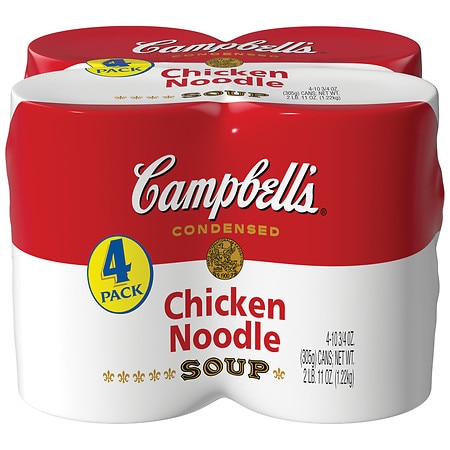 Campbell's Chicken Noodle Condensed Soup - 10.75 oz x 4 pack