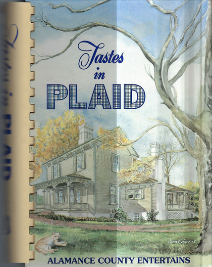 Burlington North Carolina Vintage 1990 Alamance County Historical Museum Tastes in Plaid Hc Cookbook Nc Community Favorites Local Cook Book