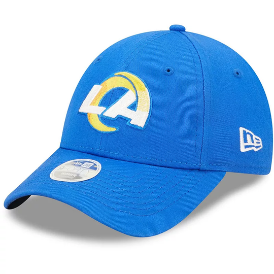 Women's New Era Royal Los Angeles Rams Simple 9FORTY Adjustable Hat, Blue