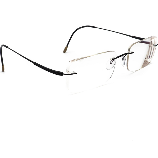 Silhouette Eyeglasses Black Rimless Frame Austria 55[]21 140