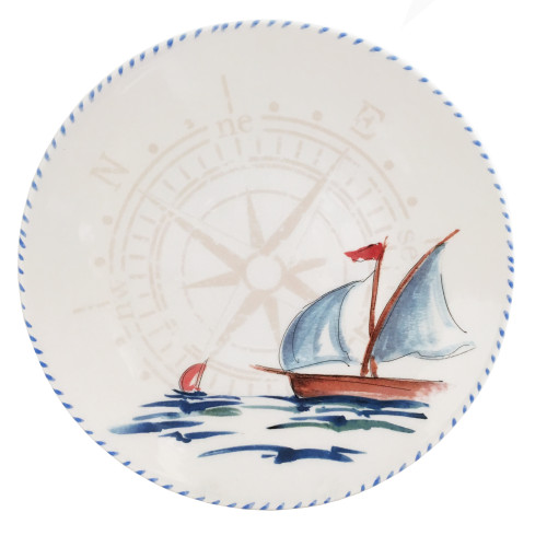 Abbiamo Tutto Sailboat Pasta/Soup Bowls 8.5"d (Set of 6) 24 oz.