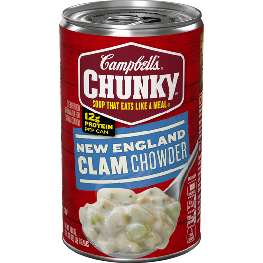 Campbell's Chunky Soup - New England Clam Chowder, 18.8 oz