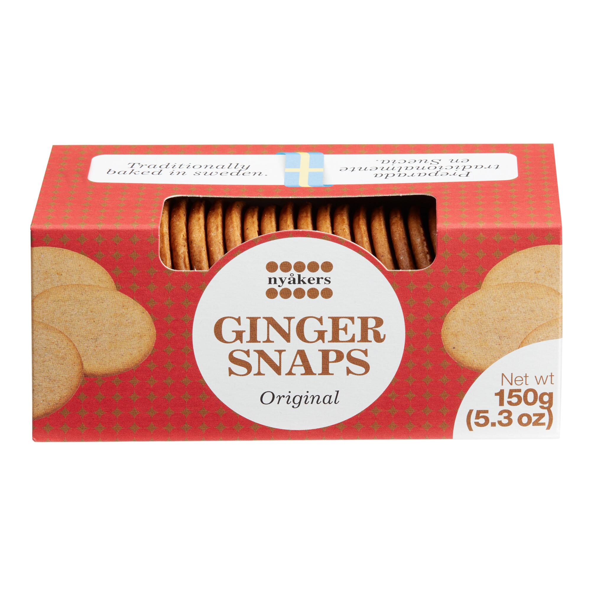 Nyakers Original Gingersnaps Small Box Set Of 12 by World Market