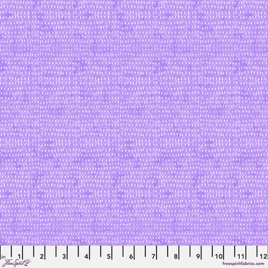 Lavender Seeds, White Seeds On Light Purple Fabric, Blender Freespirit Fabrics, Cori Dantini, 100% Quilting Cotton Fabric
