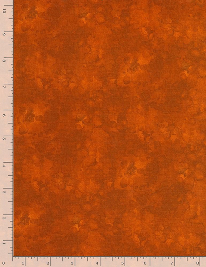 Rust Orange Solid-Ish Blender Kimberly Einmo 44 Inches Wide 100% Quilting Cotton Fabric Tt-C6100-Kim-Rust