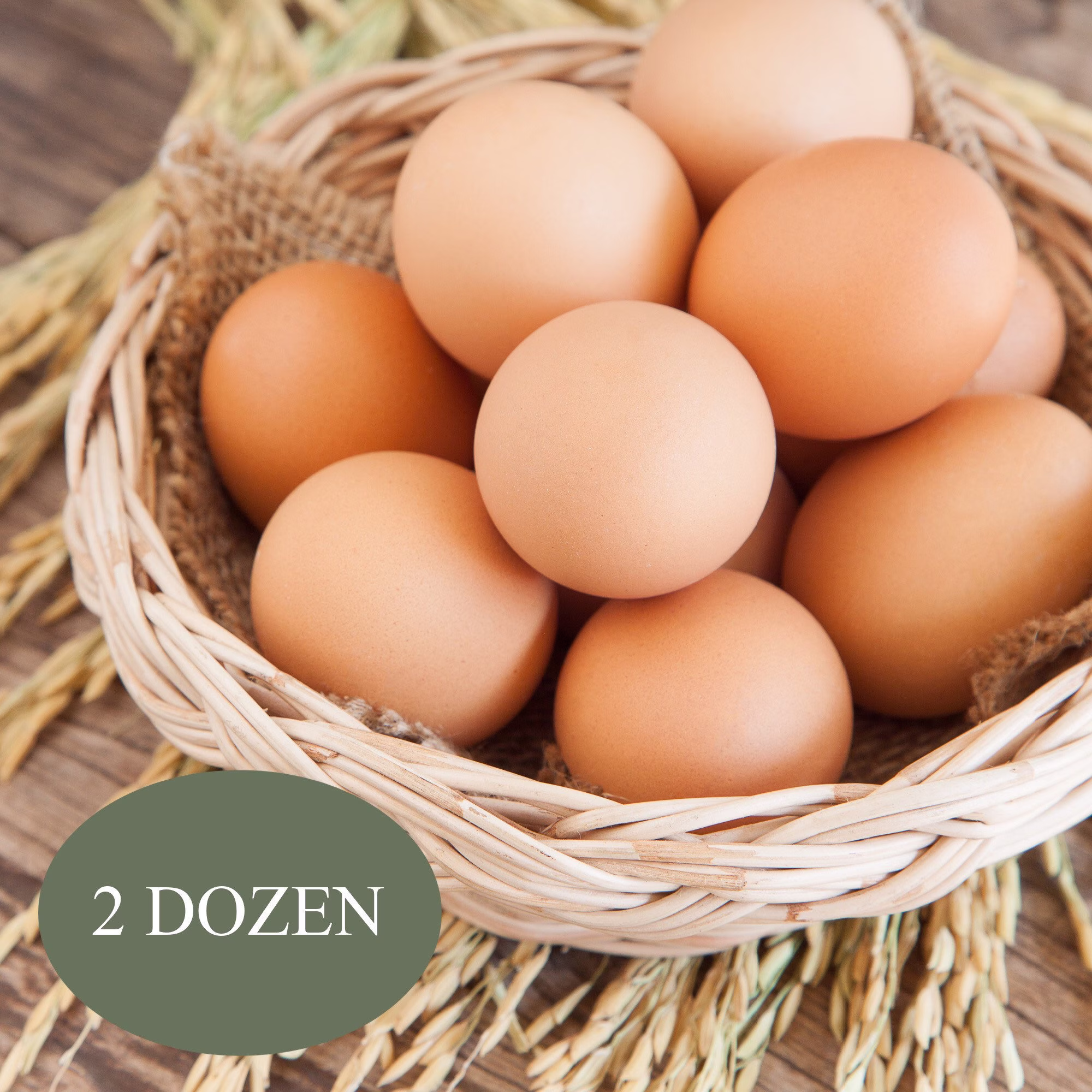 2 Dozen Freeze Dried Farm Fresh Eggs. Ships Within 3 Weeks