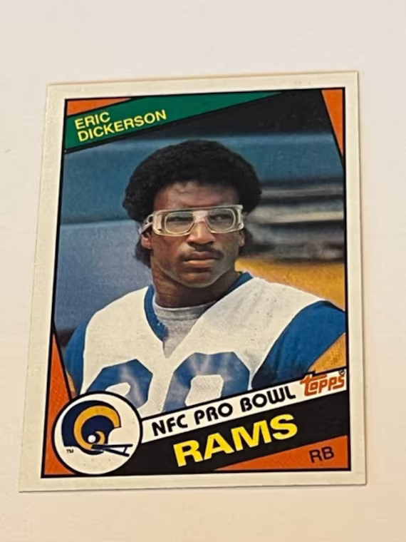 Eric Dickerson Rookie Rc 1984 Topps Nfl Football Card Pack Fresh Sp #280 Rams 1