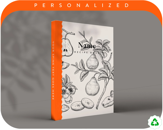 Personalized Recipe Book, Custom Recipe Journal, Journal Cookbook, Customized Gift