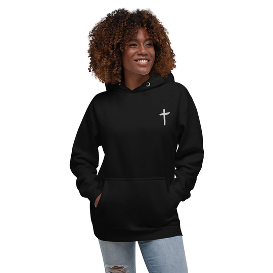 The Cross Embroidered Unisex Hoodie