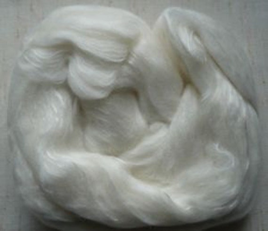 Vanilla Silk Merino Luxury Blend Sliver Spinning Felting & Dyeing Super Fast Shipping