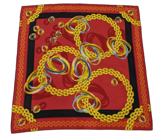 Must De Cartier Chain Silk Scarf