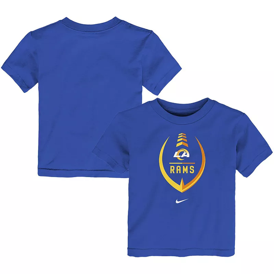 Toddler Nike Royal Los Angeles Rams Football Wordmark T-Shirt, Toddler Unisex, Size: 2T, Blue