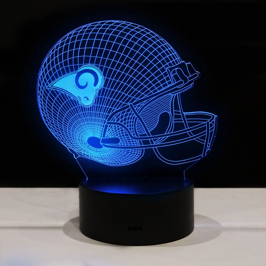 Los Angeles Rams - 7 Color Led Lamp Night Light Football Souvenir Sports Memorabilia Birthday Christmas Gift Sale