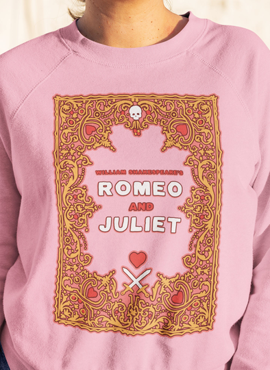 William Shakespeare's Romeo & Juliet Fugly Vintage Book Series Unisex Sweatshirt