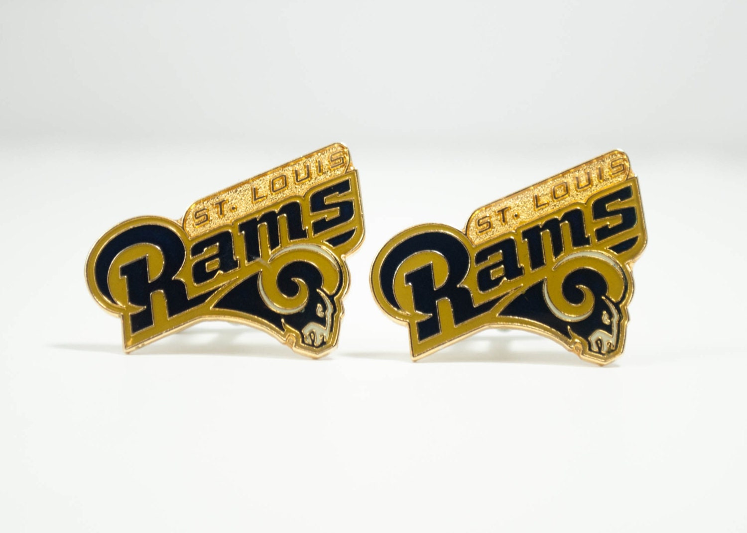 st. Louis Rams Cuff Links Free Shipping With Usps First Class Domestic Mail