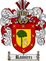 Ramirez Family Crest / Coat of Arms JPG or PDF Image Download