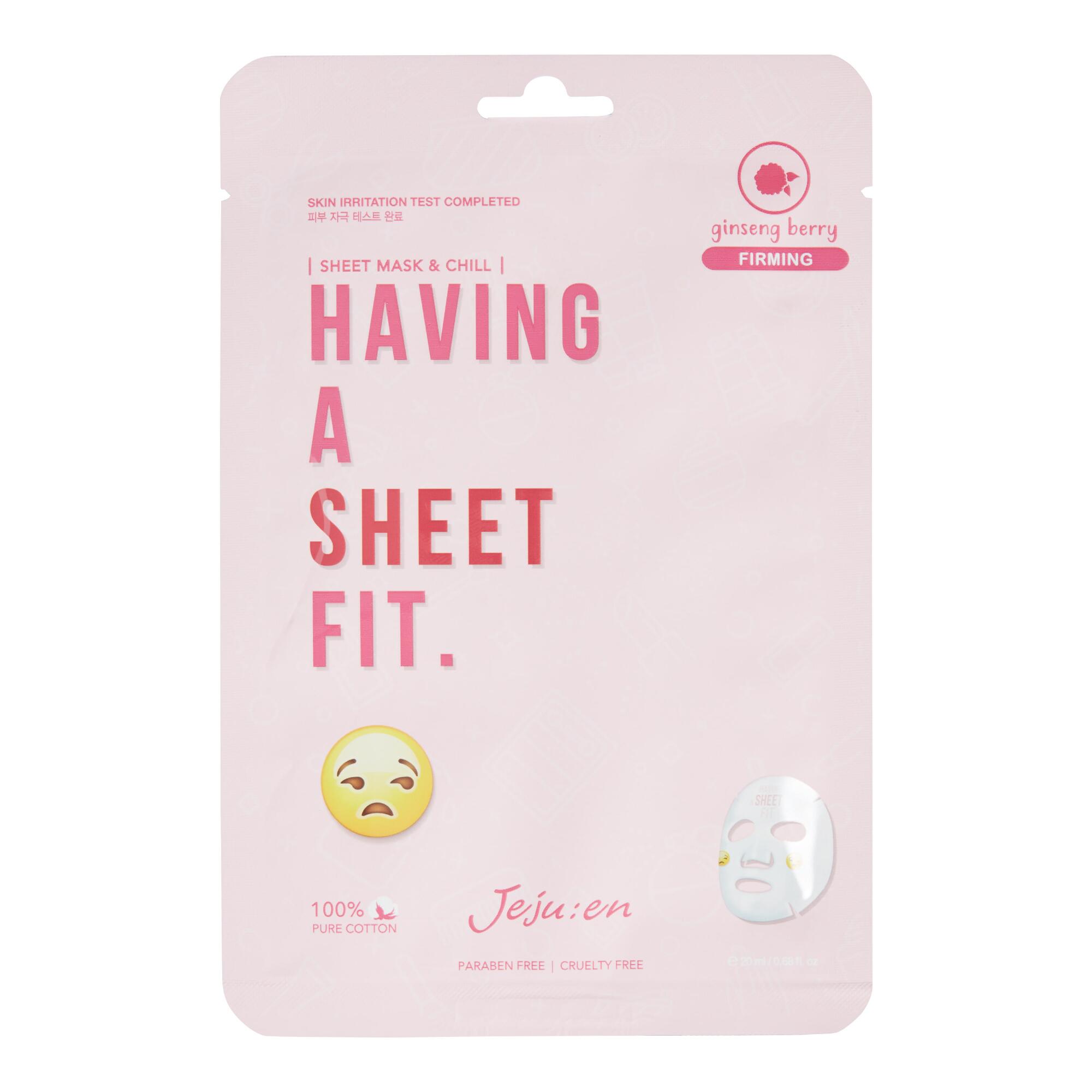 Having a Sheet Fit Korean Beauty Face Mask Set of 2 by World Market