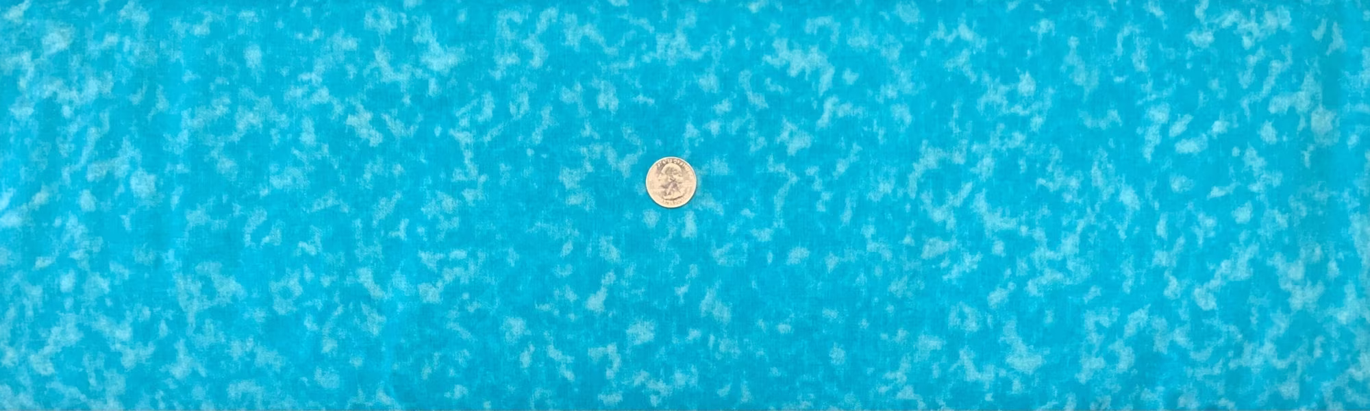 Quilt Backing. Aqua Blue Blender On 108". Marshall Dry Goods 44395 1003 - Fabric By The Yard