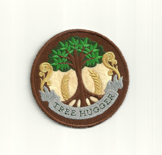 Tree Hugger Merit Badge, Patch Custom Made