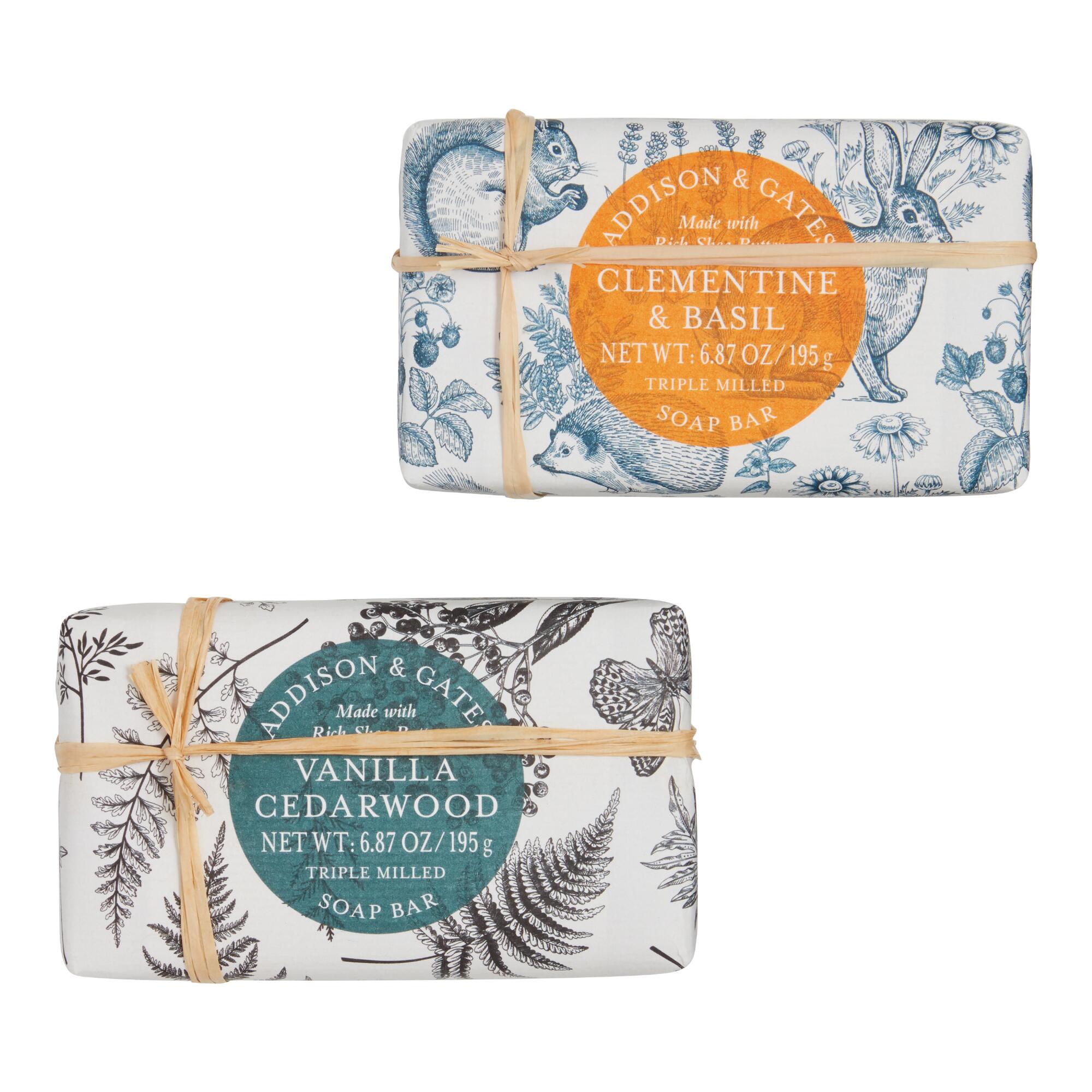 A&G Woodland Path Bar Soap: Green/Orange - Paper by World Market