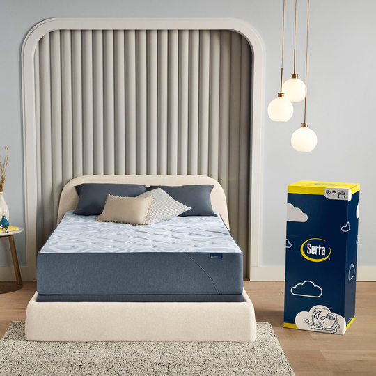 Serta Perfect Sleeper Renewed Relief 12-in Soft Twin Extra Long Hybrid Memory Foam/Coil Blend Mattress in a Box in White | 500300168-1020