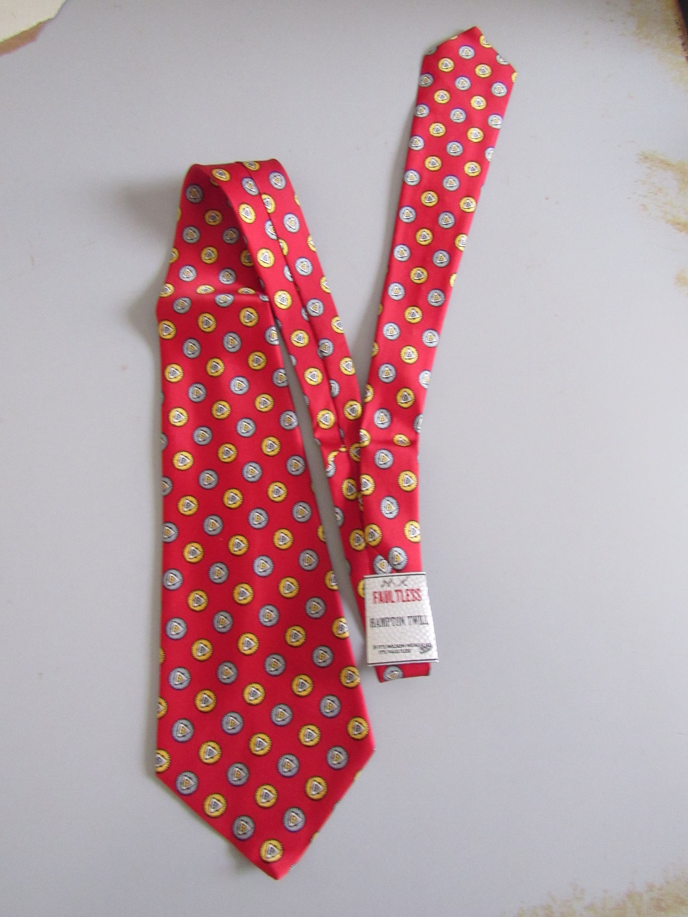 Vintage Wilson Faultless Tie New Old Stock 1940S Free Shipping