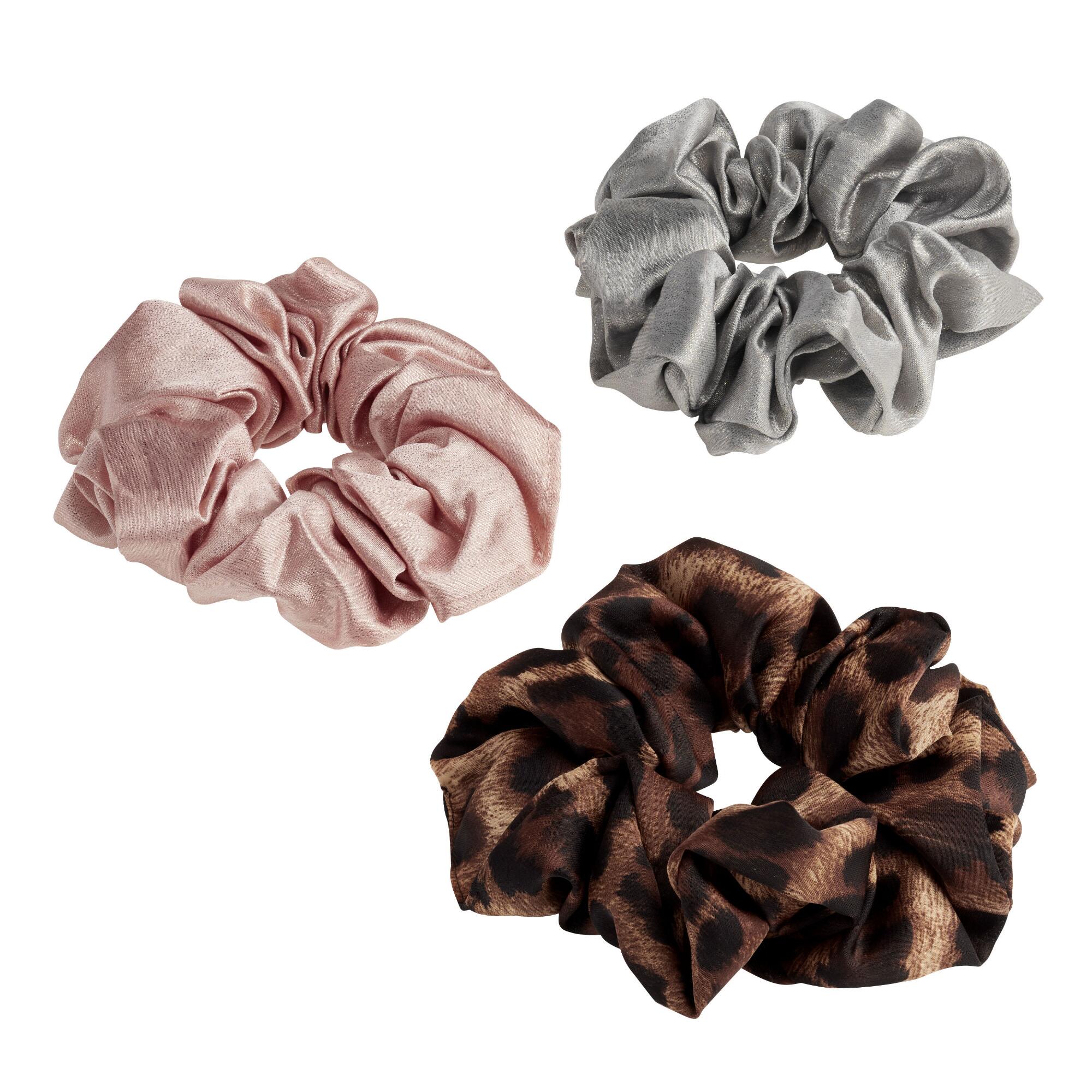 CHIMMI Shimmer Hair Scrunchie: Black by World Market
