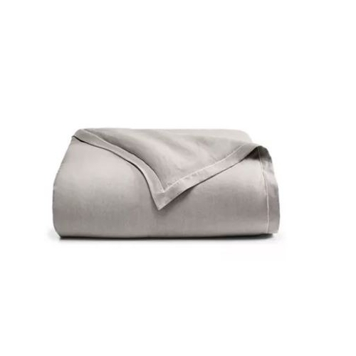 Hotel Collection Linen/Modal Blend Duvet Cover, Full/Queen