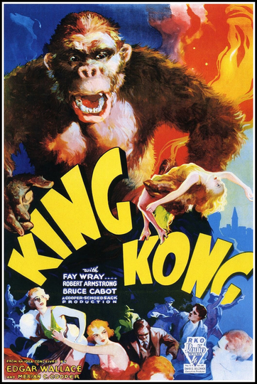 1933 King Kong Movie Poster 13x19" Photo Print