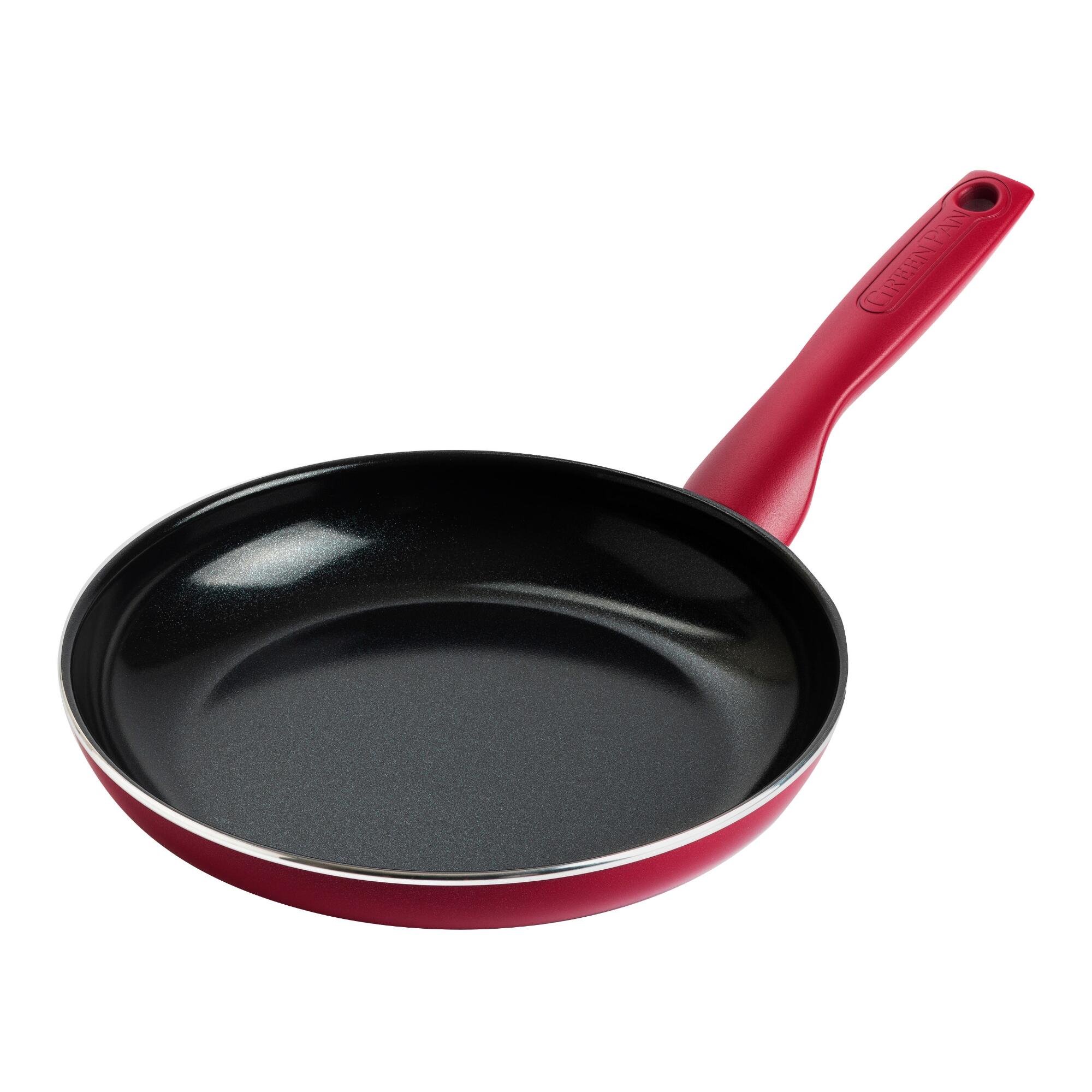GreenPan Red Simply Easy Nonstick Ceramic Frying Pan - Aluminum by World Market