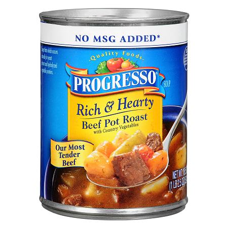 Progresso Rich & Hearty Soup Beef Pot Roast - 18.5 Ounces