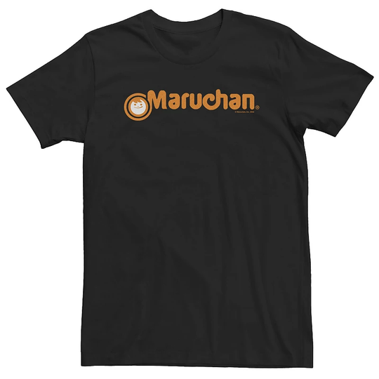 Big & Tall Maruchan Text Logo Tee, Men's, Size: 3XL Tall, Black