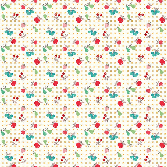 Cook Book Fruit Fabric Yardage | Designed By Lori Holt For Riley Blake C11760-Daisy