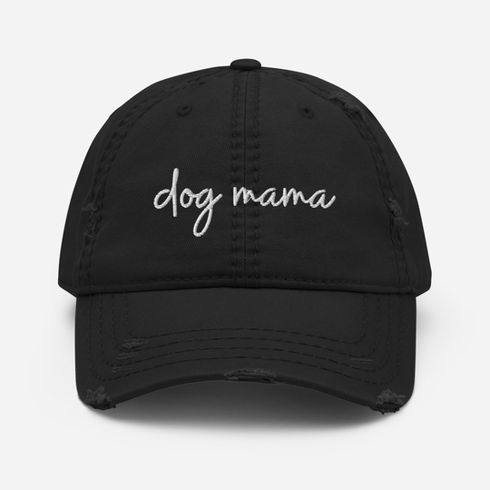 Dog Mama Distressed Dad Hat